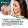 TreeActiv Cystic Acne Spot Treatment - Salicylic Acid, Acne Treatment for Face, Acne Spot Cream, Hormonal Acne Treatment, Acne Spot Treatment for Face and Body, Acne Cream for Teens & Adults 0.5 fl oz