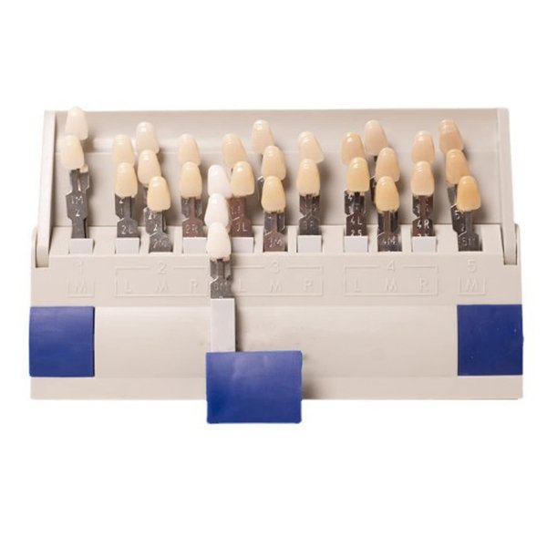 Teeth Whitening Shade Guide Porcelain 29 Colors Set Tooth Bleaching Shade Chart Mold Dental Material Equipment Oral Care