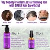 Rosemary Oil Hair Growth Serum with Biotin,Castor Oil Hair Growth Conditioner,Scalp & Thinning Hair Loss Treatment for Smoother,Thicker,Fuller Hair
