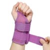NuCamper Wrist Brace Carpal Tunnel Right Left Hand for Men Women, Night Wrist Sleep Supports Splints Arm Stabilizer with Compression Sleeve Adjustable Straps,for Tendonitis Arthritis Pain Relief (Right Hand-Purple, Small/Medium (Pack of 1))