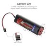 Tenergy NiMH Receiver Battery Pack with Hitec Connectors 9.6V 2000mAh High Capacity Futaba Battery Pack, Square NT8S600B Rechargeable Battery Pack for RC Receivers, Airplanes, and More