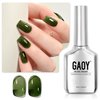 GAOY Jelly Gel Nail Polish, 16ml Sheer Green Translucent Soak Off Gel Polish, UV Light Cure for Nail Art DIY, 2138 Everglade Green