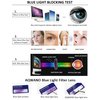 AQWANO Blue Light Blocking Computer Reading Glasses, TR90 Flexible Unbreakable Frame Lightweight UV Protection Readers for Women Men +2.0