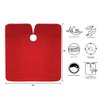 Cricket Forte Haircutting Cape Professional Salon Barbershop Hairdresser Hairstylist Cape for Clients, Adjustable Snap Neck Closure, Red