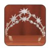 GORTIN Star Moon Crown Headband Silver Bride Wedding Headband Rhinestone Tiara Goddess Headpiece Bridal Hair Accessories for Women