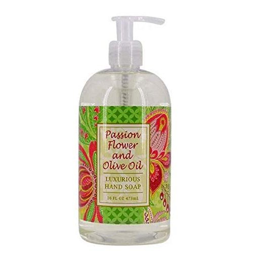 Greenwich Bay Trading Co Scented Liquid Hand Soap in Beautiful Packaging - 16 Ounce Bottle (Passion Flower)