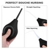 RANEU Enema Bulb Douche Enema Kit for Women & Men with 3 Nozzles & Lube