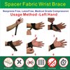 IRUFA,WR-OS-17,3D Breathable Spacer Fabric Wrist Brace, for TFCC Tear- Triangular Fibrocartilage Complex Injuries, Ulnar Sided Wrist Pain, Weight Bearing Strain, One PCS (Spacer Fabric)