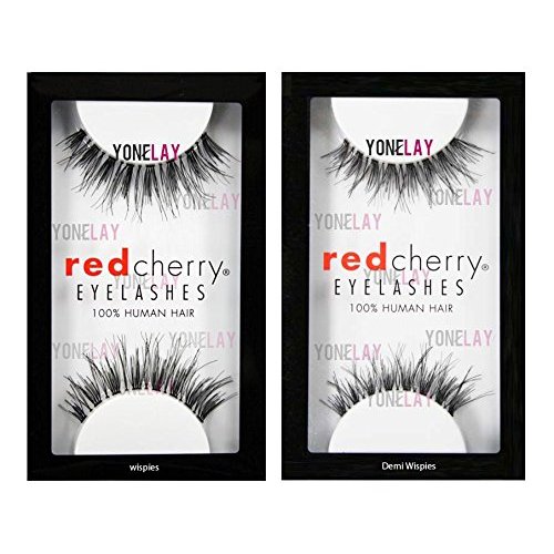 Red Cherry False Eyelashes #WSP (Pack of 3) & Red Cherry #DW False Eyelashes (Pack of 3 Pairs)