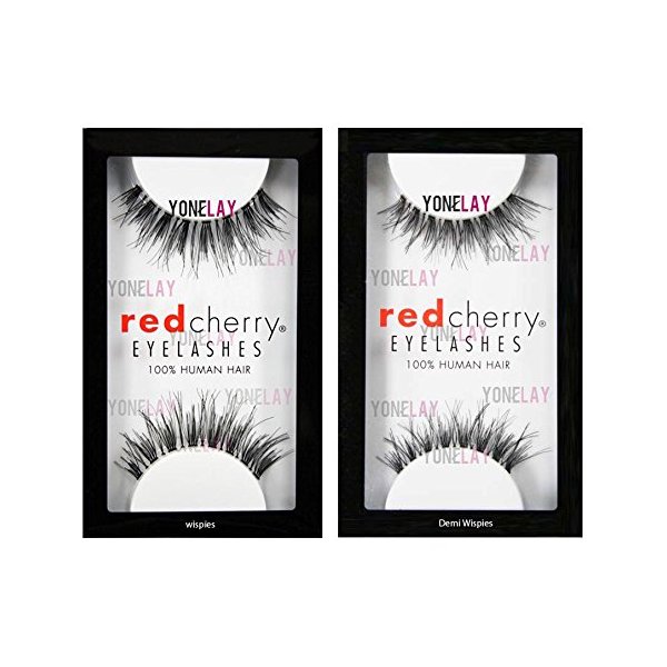 Red Cherry False Eyelashes #WSP (Pack of 3) & Red Cherry #DW False Eyelashes (Pack of 3 Pairs)