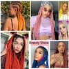 CANELIA Pre stretched Braiding Hair 26 Inch Neon Orange Braiding Hair Extensions Yaki Braids Hair Hot Water Setting Synthetic Braiding Hair Pre stretched Crochet Hair(26 Inch,2 Packs,Orange#)