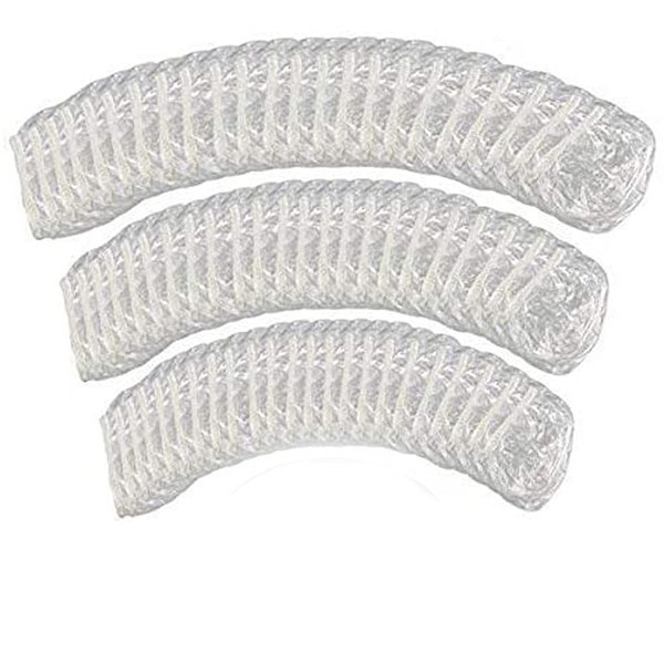 100pcs Disposable Clear Waterproof Ear Covers for Shower, Hair Dyer and Salon Ear Protector Caps Fits Men and Women