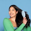 KISMETICS - Gentle Detangling Vented Cushion Brush, Fast Blowdry and Styling, Flexible Soft Pins and Boar Bristles, Fast Drying Hair Brush for Smooth and Finish, for Straight, Fine and Thin Hair