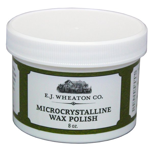 E.J. Wheaton Co. Microcrystalline Wax Polish, Preserves and Protects Metal, Leather and Wood Surfaces, Made in USA (8 oz.)