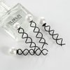 4 Pcs Pearl Spiral Hair Pin, Lovely Spiral Spin Screw Hair Pins,Artificial Pearl Spiral Spin Screw Hair Pins Spiral Spin Hair Clip Bun Stick for Women Style DIY Bobby Pins Twist Insert Hairpins