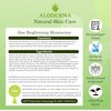 Aloderma Brightening Face Moisturizer with 75% Organic Aloe Vera - Natural Aloe Facial Lotion to Nourish & Restore Radiance for Tired, Dull Skin, Revitalizing Lotion with Niacinamide, Squalane, 3.5oz