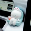 YGMONER Car Dashboard Rabbit Enjoying The Sun Ornaments Cute Car Interior Decor Accessories Room Decorative Desktop Decorations (Rabbit)