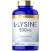 Carlyle L-Lysine 500 mg | 250 Caplet Capsules | Amino Acid Supplement | Vegetarian, Non-GMO & Gluten Free