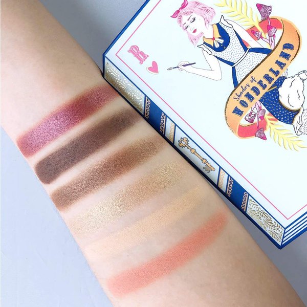 Shades of Wonderland Blush and Eyeshadow Palette - Highly Pigmented Shimmer Matte - Smooth With Moisturizing Jojoba Oil - Vegan and Cruelty Free - For All Skin Types - by READY TO SHINE