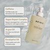 BEIGIC Botanical Recovery Caffeine Shampoo | Korean Hair Care Moisturizing Shampoo for Men & Women w/Vegan Caffeine, Vegan Repair Complex & Argan Oil | Sulfate-Free Vegan Shampoo (10.14 fl Oz)