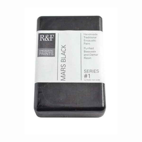 R&F Handmade Paints 121B Encaustic Paint 333ml, Mars Black