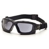 Pyramex SB7020SDT I-Force Safety Glasses Black with Gray Anti-Fog Lens (3 Pair)