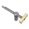 DDWT 2 Pack Bench Dog Clamp 3/4 Inch Dog Hole Clamp Woodworking Adjustable Workbench Stop Stainless Steel Brass (19mm)