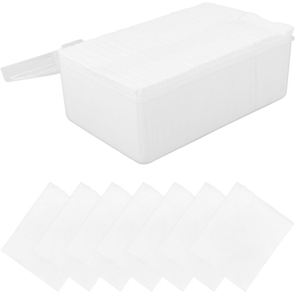 Frcolor 1000 counts Makeup Facial Soft Cotton Pads for Applying Lotion Removing Face Makeup Eye Makeup and Nail Polish