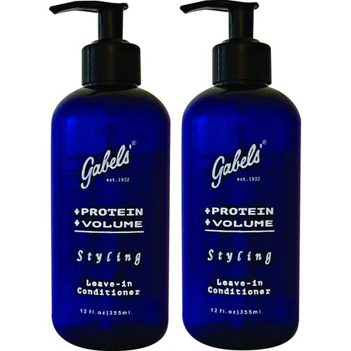 Gabel’s Styling and Volumizing Leave in Conditioner with protein and Free Pump - 12 fl oz.(Formerly Improve's Hair So Thick) Pack of 2