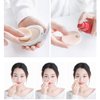 25 Pcs Women's Round Soft Makeup Beauty Eye Face Foundation Blender Facial Smooth Powder Puff Cosmetics Blush Applicators Sponges Use for Dry and Wet