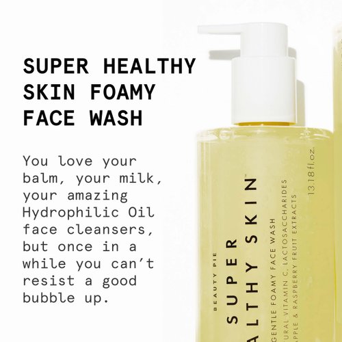 Beauty Pie Super Healthy Skin Foamy Face Wash (Jumbo Size) - Perfect For Acne-Prone, Oily, Combination & Sensitive Skin