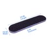 Small Nail Files Bulk (50 Pcs), 3.6 Inches Emery Board Nail File for Acrylic and Natural Nails, 100/180 Grit Double Sided Fingernail Filer Pack Mini Professional Filers Manicure Pedicure Set