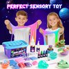 Mini Galaxy Slime Kit for Girls 6-12 Years Old, Glimmer Crunchy Slime, Foam Slime,Butter Slime, Stress Relief Toys, Party Favors for Kids, Fun Idea for Christmas & Easter