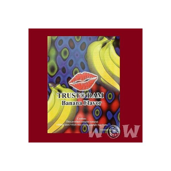 DENTAL DAM ASSORTED FLAVOR TRUST DAM 12 PACK