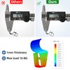 10 Pack Vinyl Siding Clips, No-Hole Outdoor Siding Hanger Camera Mount Clips for Blink, Ring, Arlo, Doorbell, Vinyl Siding Hooks for Hanging Lights, Decors