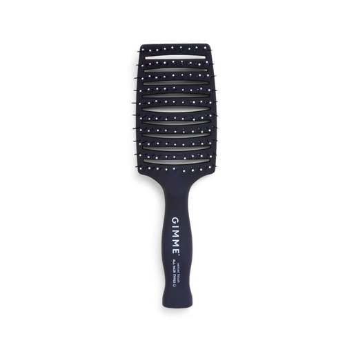 Gimme Beauty - Vented Hair Brush - Damage-Free Detangling Hair Brush with Ergonomic Handle, Hair Static Control & Heat Resistant Nylon Bristles - Wet and Dry Hair Brush for Quick Drying + Styling