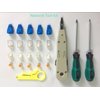Gaobige Network Tool Kit for Cat5 Cat5e Cat6, 11 in 1 Portable Ethernet Cable Crimper Kit with a Ethernet Crimping Tool, 8p8c 6p6c Connectors rj45 rj11 Cat5 Cat6 Cable Tester, Punch Down Tool