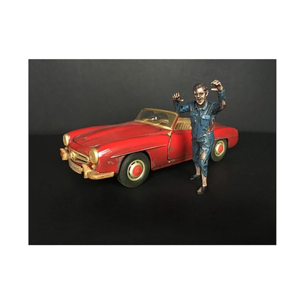 Zombie Mechanic Figurine II for 1/24 Scale Models by American Diorama 38298