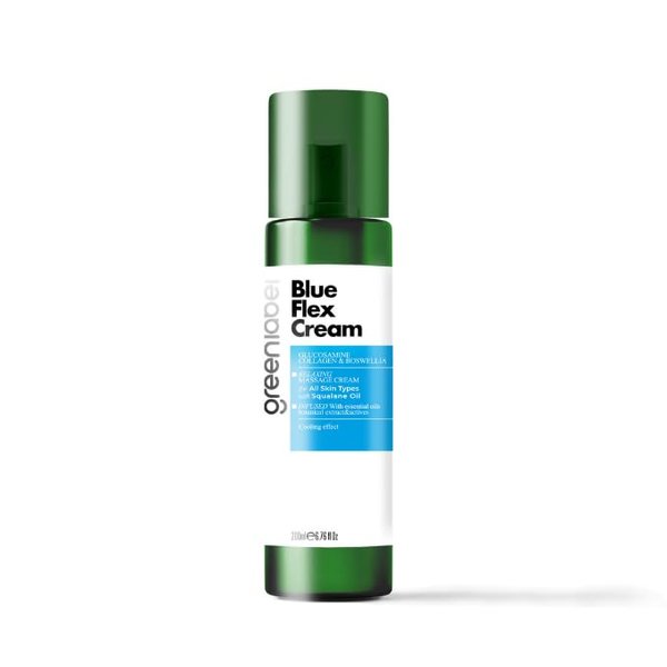 GreenLabel Blue Flex Cream - Shark Cartilage & Glucosamine & MSM Body Gel 200 ml