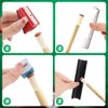 40pcs Pool Cue Repair Kit: 2 Pool Cue Tip Clamp + 20 Billiard Cue Tips + 5 Chalk Cubes + 5 Pool Cue Ferrule + 2 Planers + 4 Shaper, Billiard Cues Replacement Accessories(Multicolor)