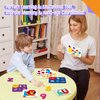 Alphabet & Numbers Cards Set, 37 Magnetic Letters and Numbers ABC Fridge Magnets Pattern Board Matching Puzzle Game Preschool Montessori Educational Learning Toys Set for Toddlers
