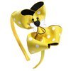 AIUPUOC Yellow Bow Headband for Girls Bow Headbands with Cute Bee Design Spring Hair Accessories Bee Yellow Hair Hoop Cute Big Bow Hair Band Hair Decorations