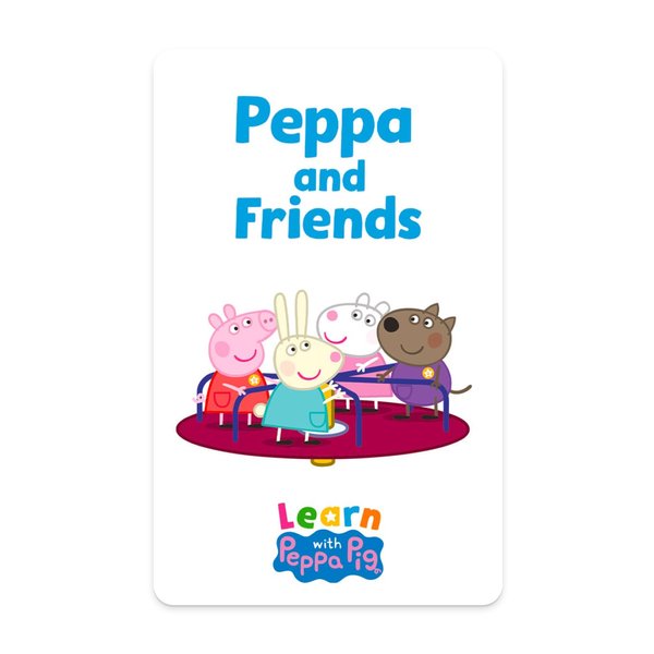 Yoto Learn with Peppa Pig: Peppa & Friends – Kids Audio Card for Use Player & Mini All-in-1 Audio Player, Educational Screen-Free Listening with Fun Playtime Bedtime Travel Stories, Ages 3+