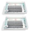 CB Individual False Eyelashes, DIY Individual Cluster Eyelash Extensions At Home, Natural Look Lashes, Mixed Tray Of 8mm/ 9mm/ 10mm/ 11mm/ 12mm, 2 Trays, Swallow-Tail