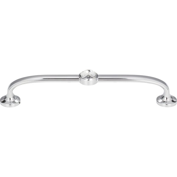 Atlas Homewares 345 Crystal Bracelet Cabinet Pull 128 MM Center, Polished Chrome