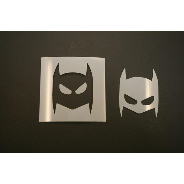 Batman Mask Reusable Mylar Stencil - Art Supplies DIY Crafts Scrapbooking Painting 4"