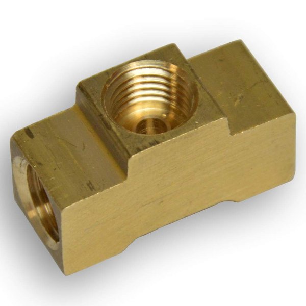 Auto Supplies Direct 3-Way Female Brake Line Tee Union Fitting For 3/16 Tube (3/8 - 24 Thread, Inverted Flare)