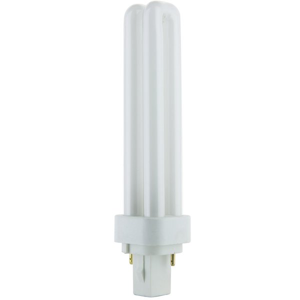 Sunlite PLD18/SP35K 18-Watt Compact Fluorescent Plug-in 2-Pin Light Bulb, 3500K Color