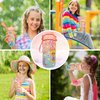 Wbesty Decorate Your Own Water Bottle Kits for Girls Age 4-12, Princess Diamond Painting with Star Glow in The Dark, Arts and Crafts Gifts for Girls Birthday Christmas Gift(Princess)
