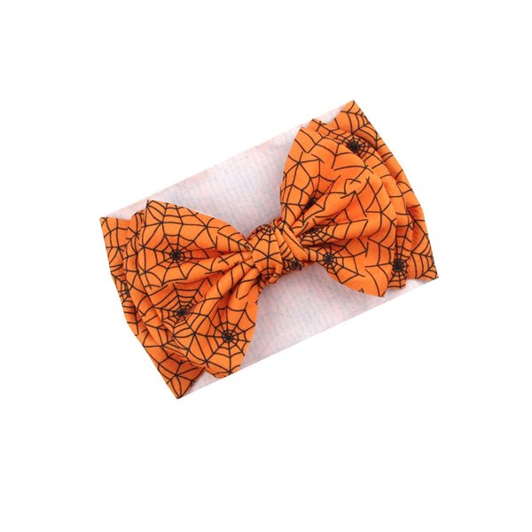 Halloween Turban Headband Baby Halloween Hair Band Bow Baby Halloween Bow Headwear BHH02 (D2-Big Bow)